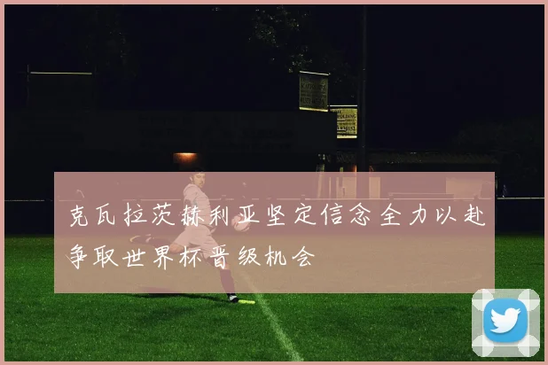 克瓦拉茨赫利亚坚定信念全力以赴争取世界杯晋级机会